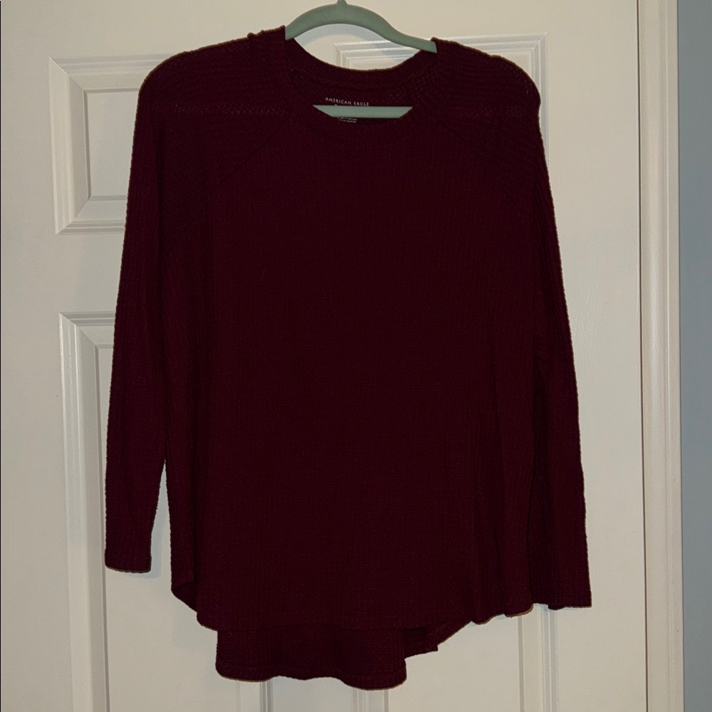 American Eagle Outfitters Rich Red Sweater